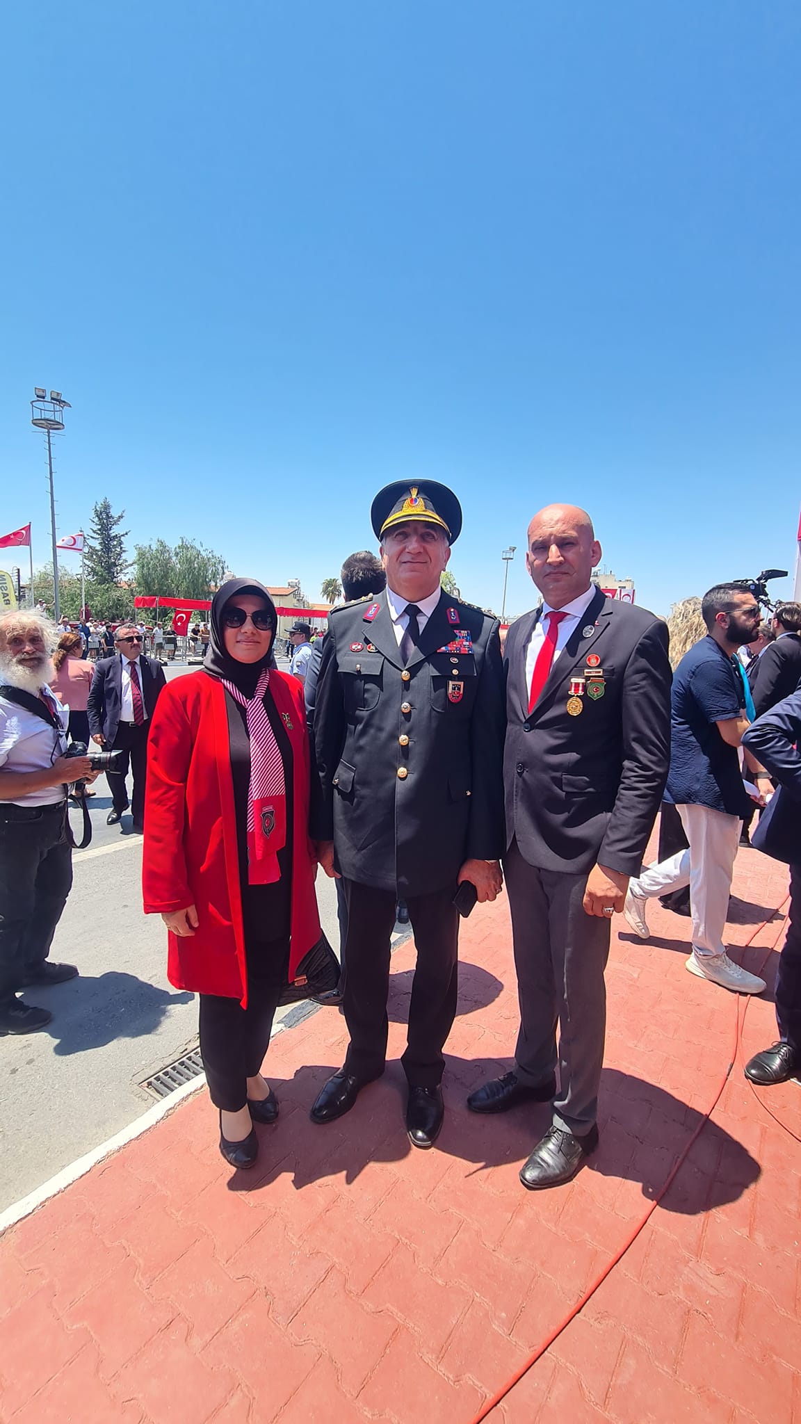 KUMARTAŞLI KIBRISTAKİ TÖRENLERE KATILDI