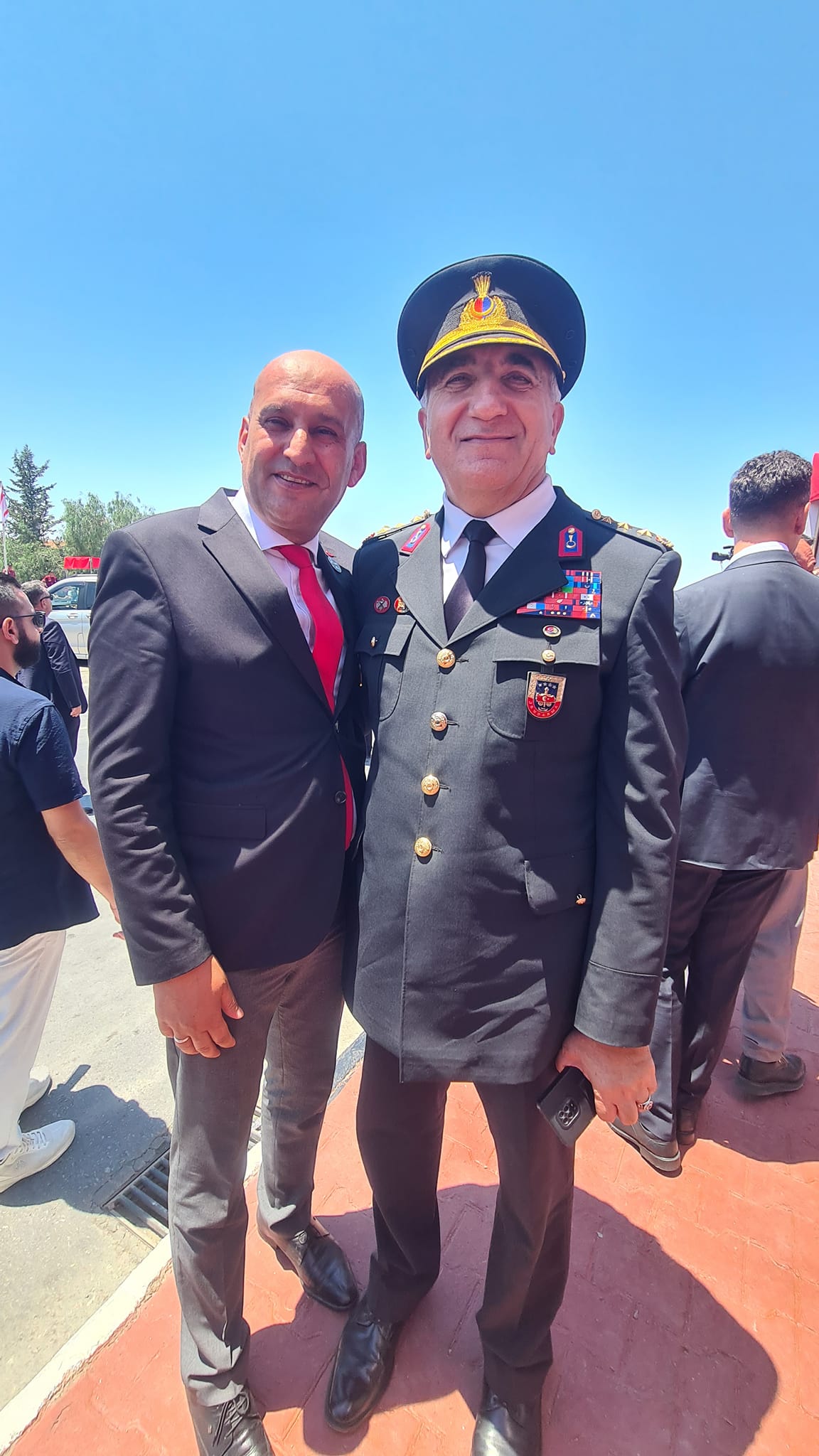 KUMARTAŞLI KIBRISTAKİ TÖRENLERE KATILDI