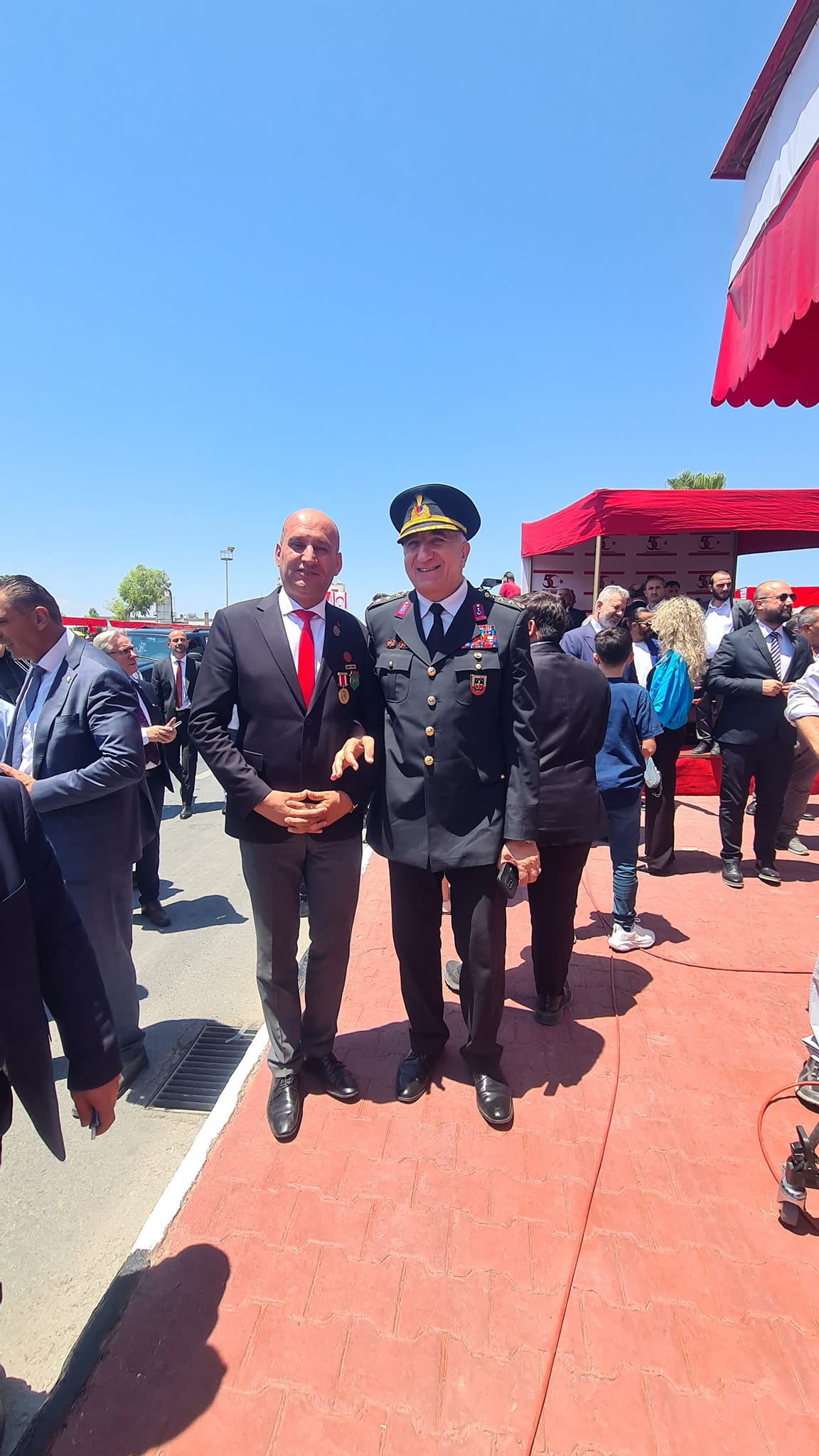 KUMARTAŞLI KIBRISTAKİ TÖRENLERE KATILDI