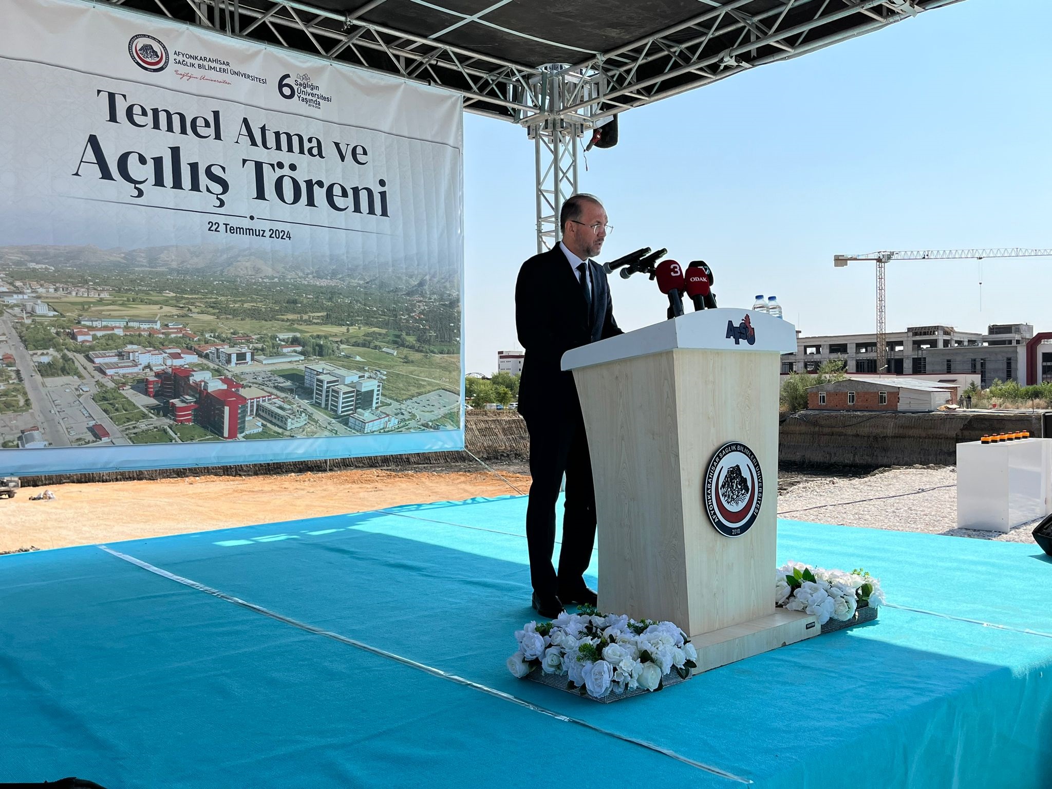AFSÜ'de Temel Atma Töreni Gerçekleştirildi