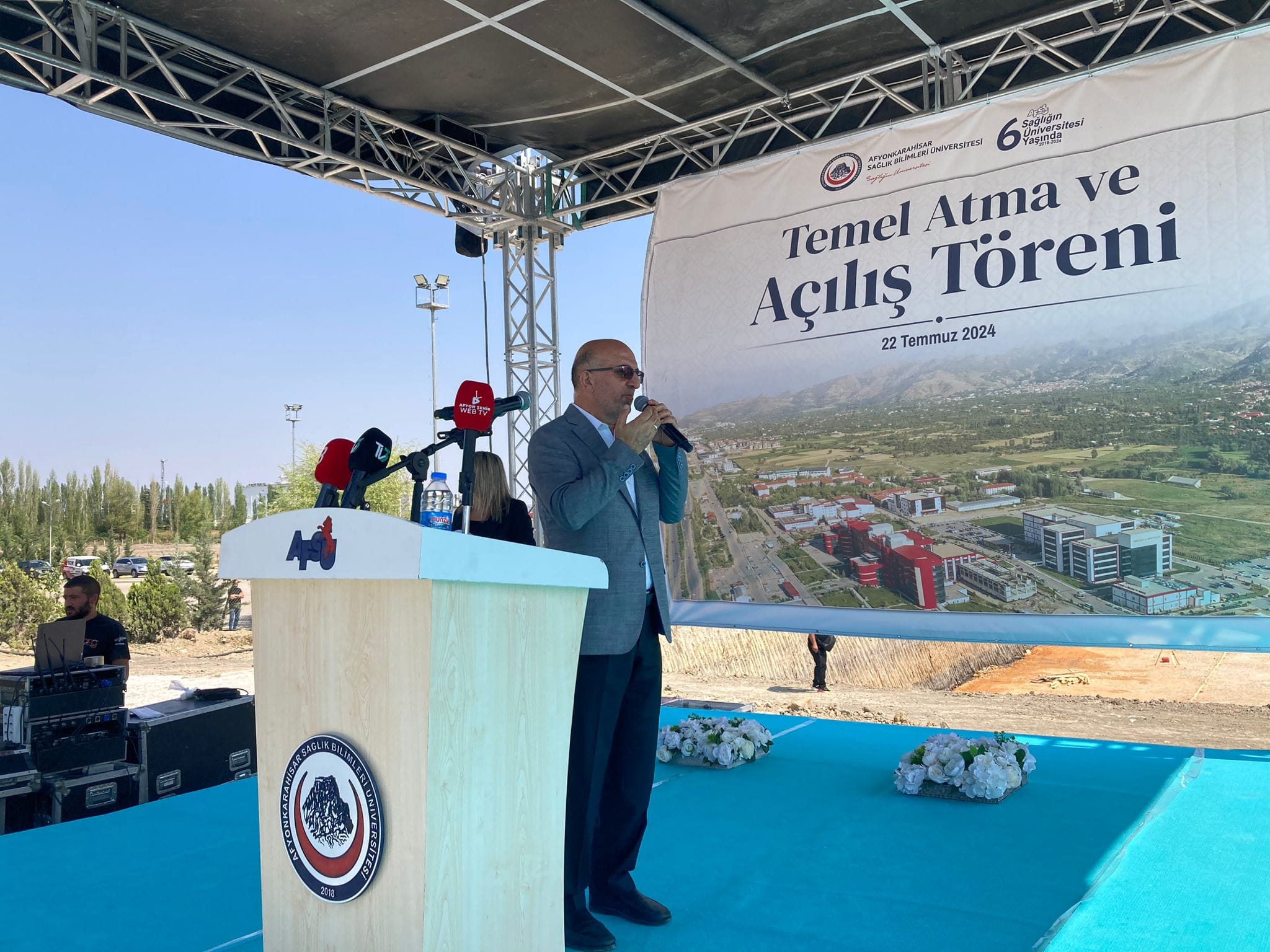 Temel Atmada Müftü İmamoğlu Dua Ettirdi