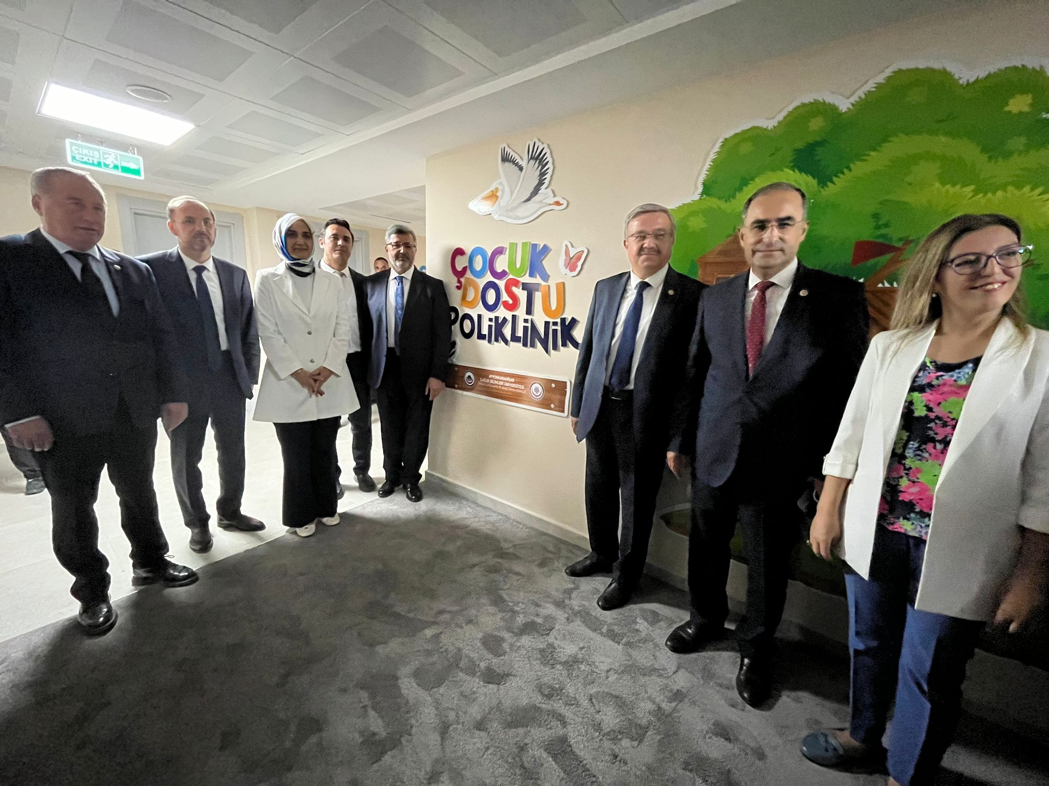 AFSÜ REKTÖRÜ OKUMUŞ VE PROTOKOL  ÇOCUK  BÖLÜMÜNÜN  AÇILIŞI GERÇEKLEŞTİRDİ