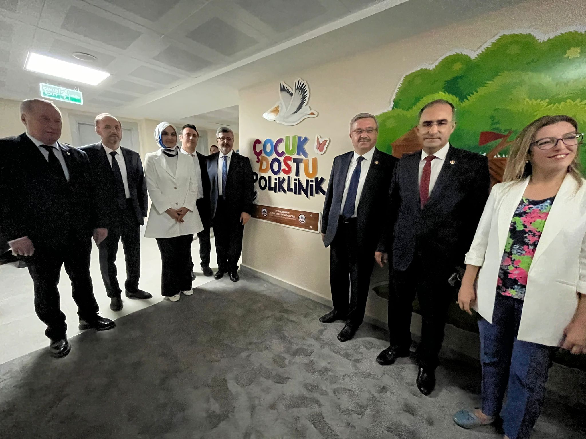 AFSÜ REKTÖRÜ OKUMUŞ VE PROTOKOL  ÇOCUK  BÖLÜMÜNÜN  AÇILIŞI GERÇEKLEŞTİRDİ