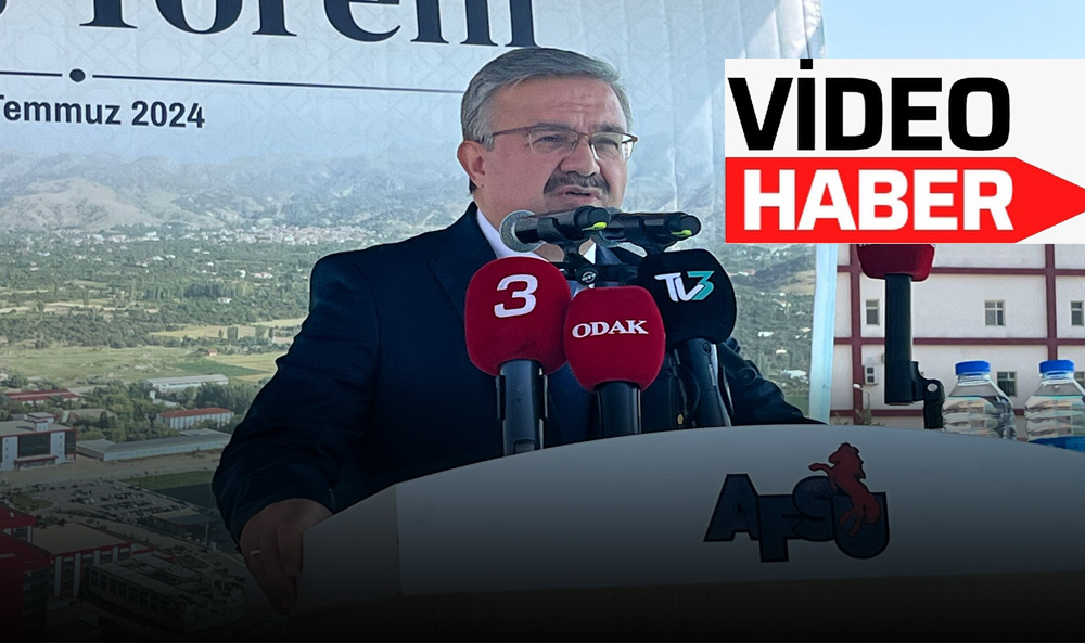 "CUMHURBAŞKANI AFYON'A YAPILACAK SAĞLIK BÖLGESİNE ÇOK ÖNEM VERİYOR"