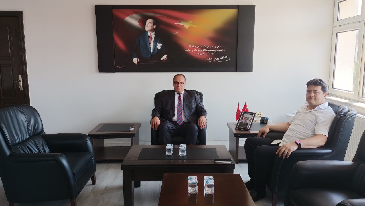 Kaymakam Arıkan’a İlk Ziyaret Başkan Aynacı’dan Geldi
