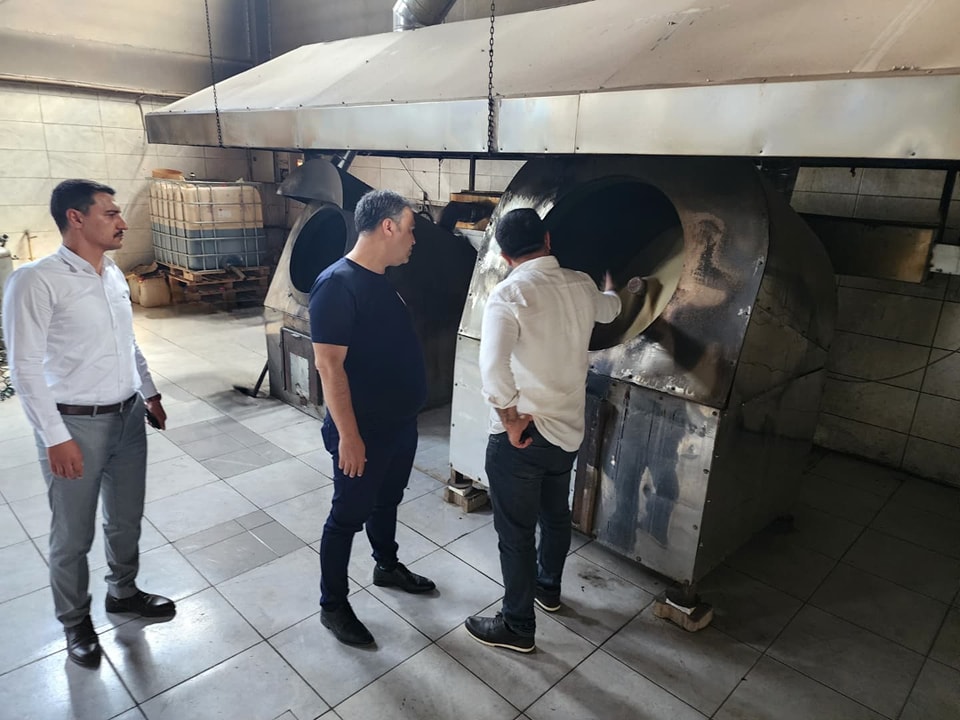 İl Müdürü Parlak, Susam İşletme Tesisinde İncelemelerde Bulundu