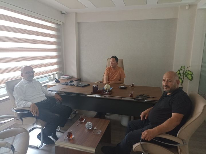 Müftü İmamoğlu iş İnsanı Öztürk’ü Ziyaret Etti