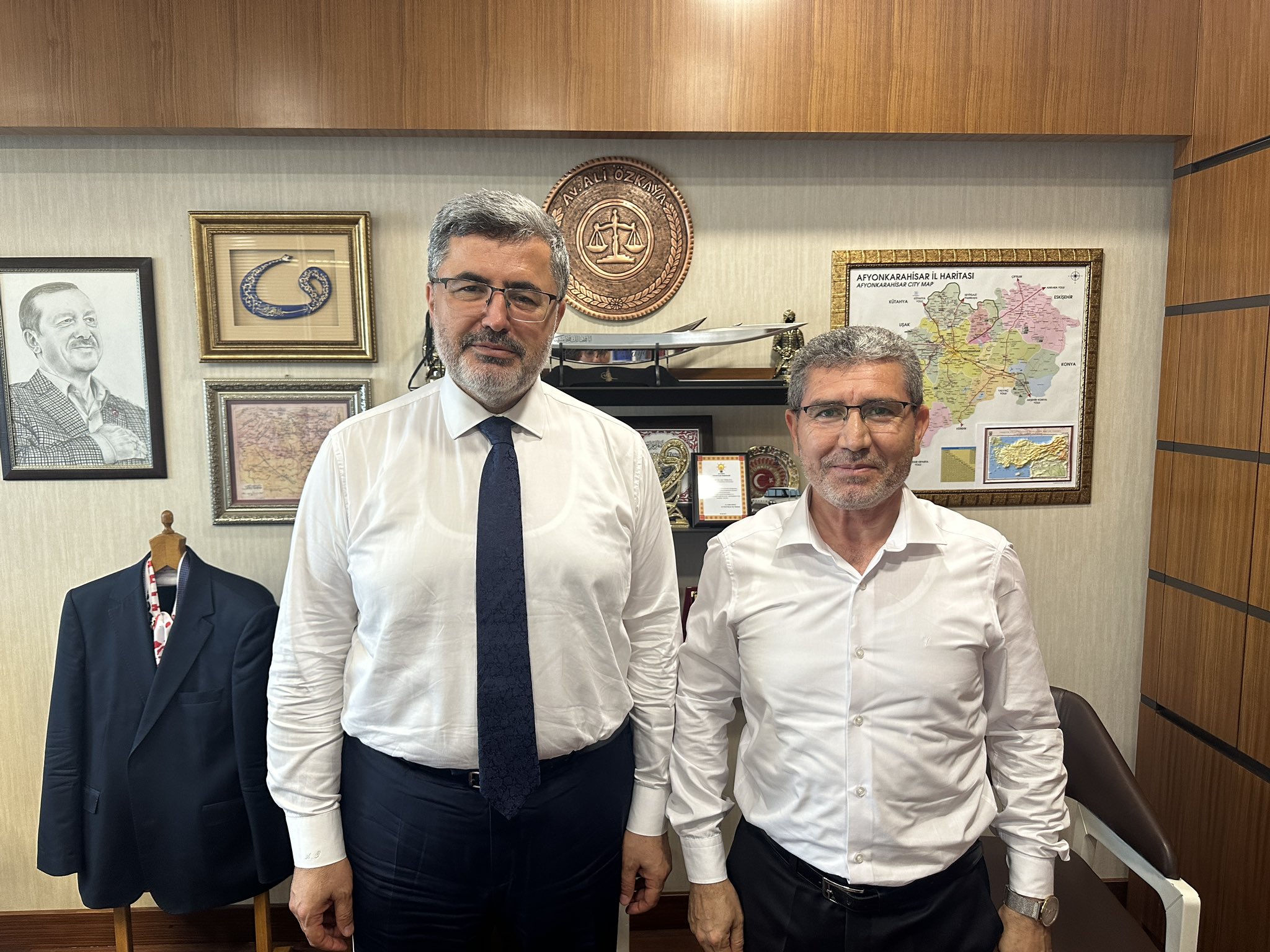 AK Partili Özkaya Tecrübeli Din Adamı Yılmaz’ı Misafir Etti