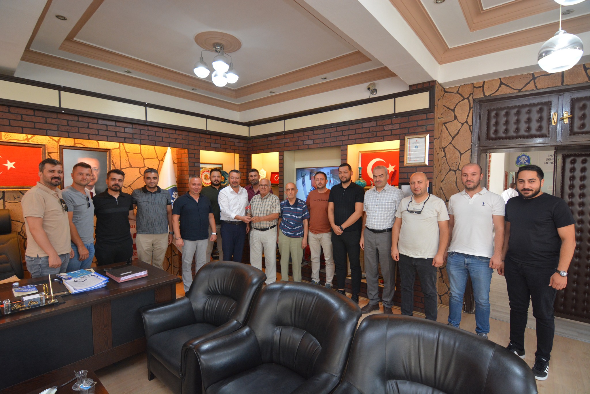 Mimar ve Mühendislerden Başkan Öztaş'a Ziyaret
