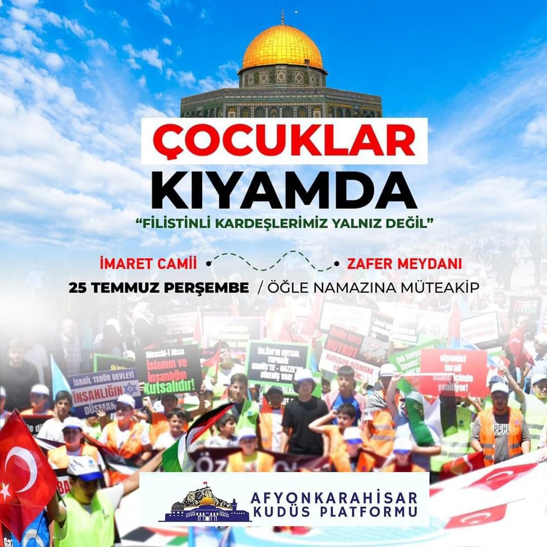 KUDÜS PLATFORMU GAZZE İÇİN YÜRÜYECEK