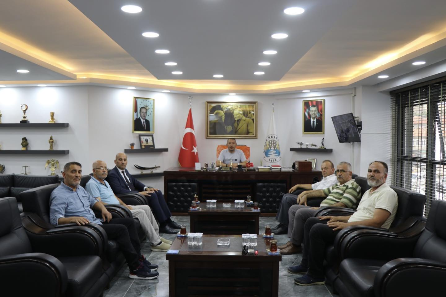 KUMARTAŞLI’DAN BAŞKAN TOPÇUYA ZİYARET