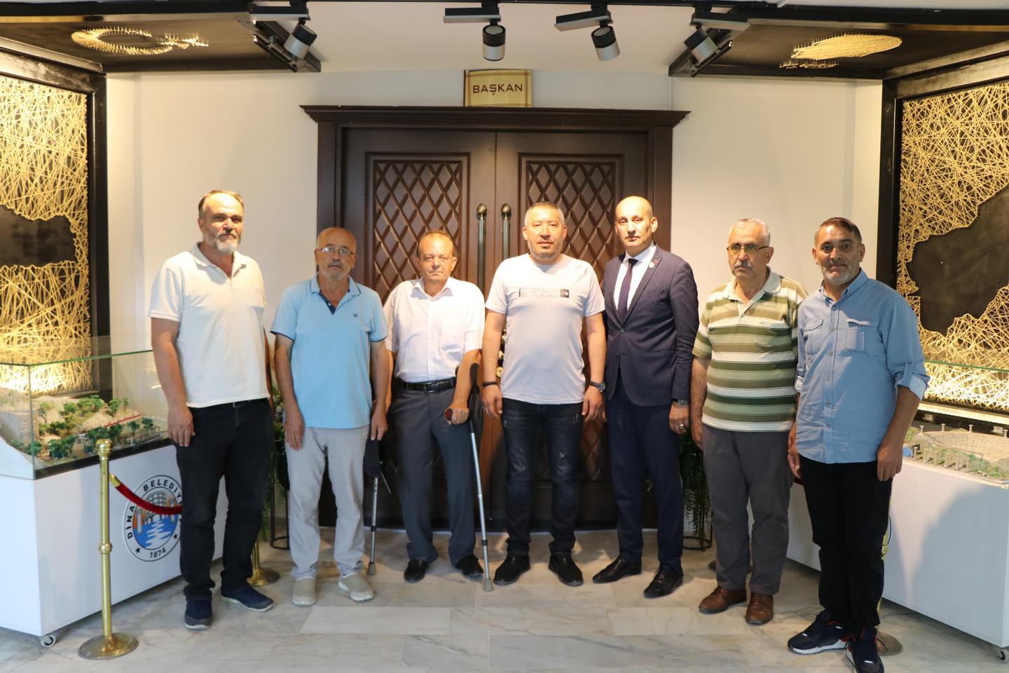 KUMARTAŞLI’DAN BAŞKAN TOPÇUYA ZİYARET