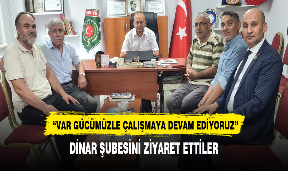  "VAR GÜCÜMÜZLE ÇALIŞMAYA DEVAM EDİYORUZ"