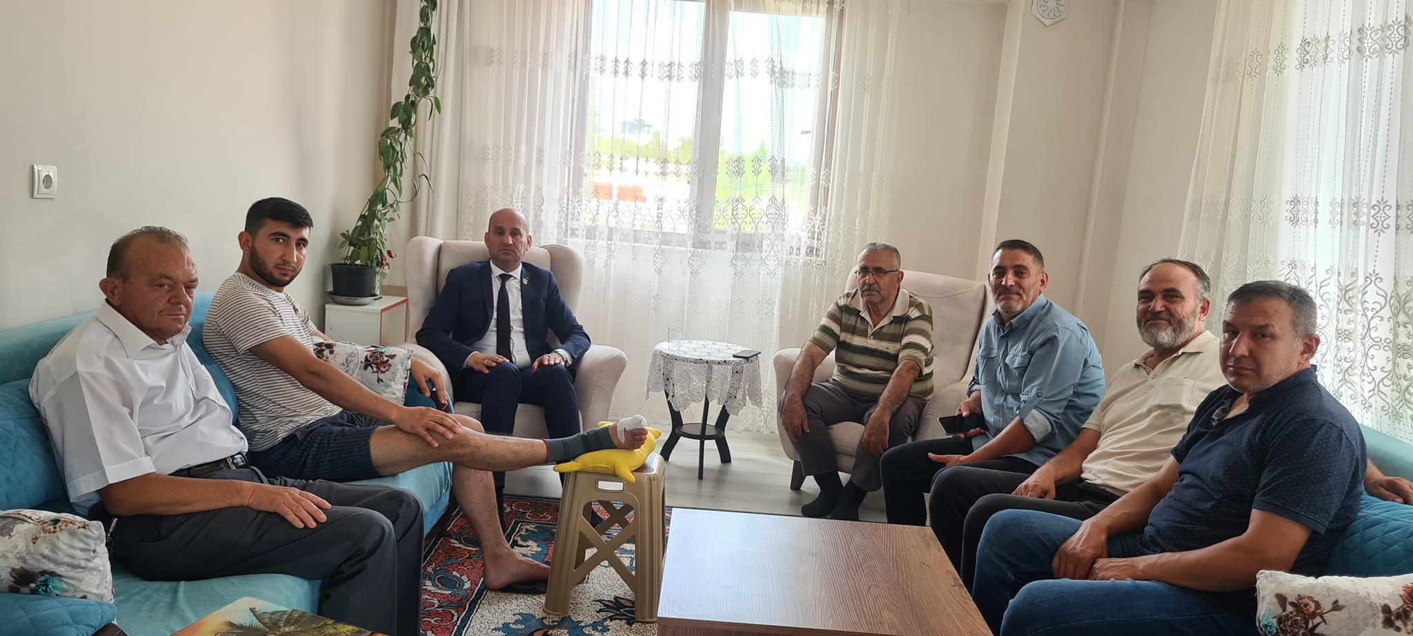 Türkiye Harp Malulü Gaziler, Şehit, Dul ve Yetimler Derneği'nden  gazimize ziyaret