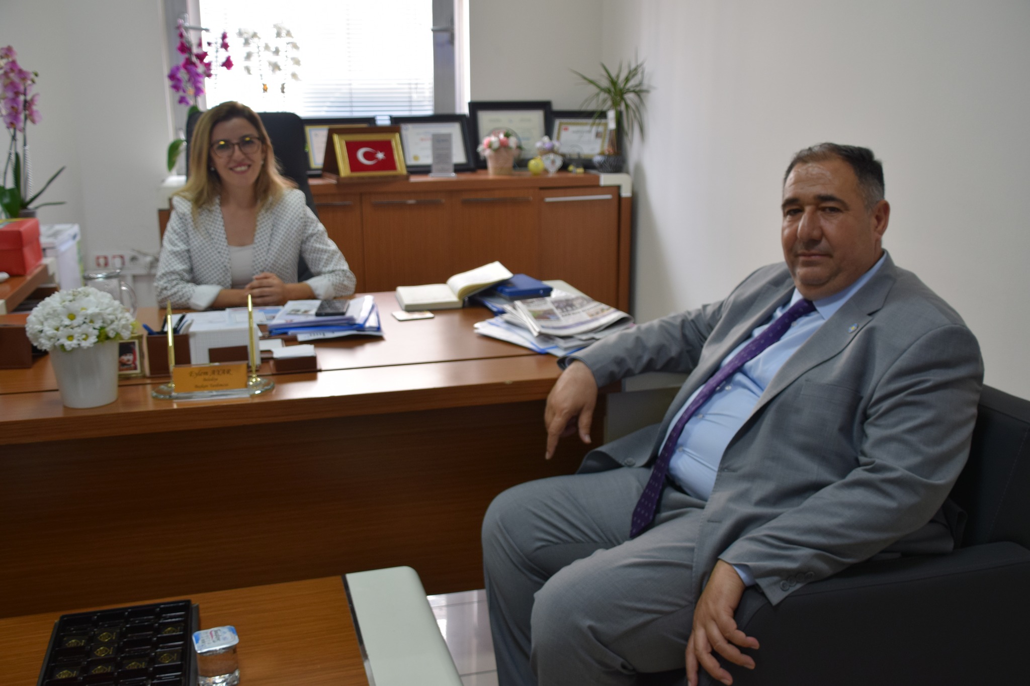 Başkan Mısırlıoğlu’ndan Başkan Yardımcısı Ayar’a Ziyaret