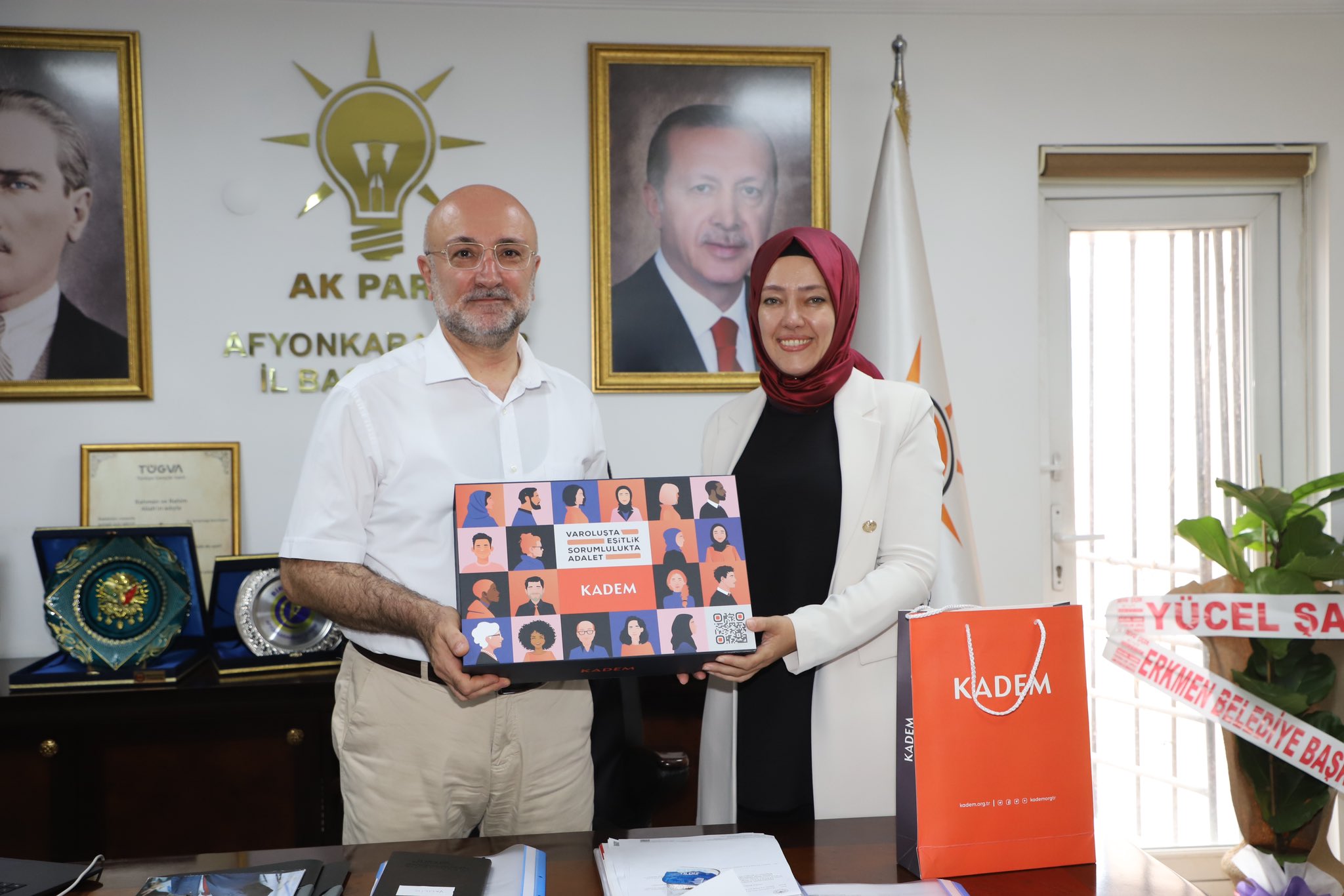 Başkan Akçay'dan Başkan Şahin'e Ziyaret