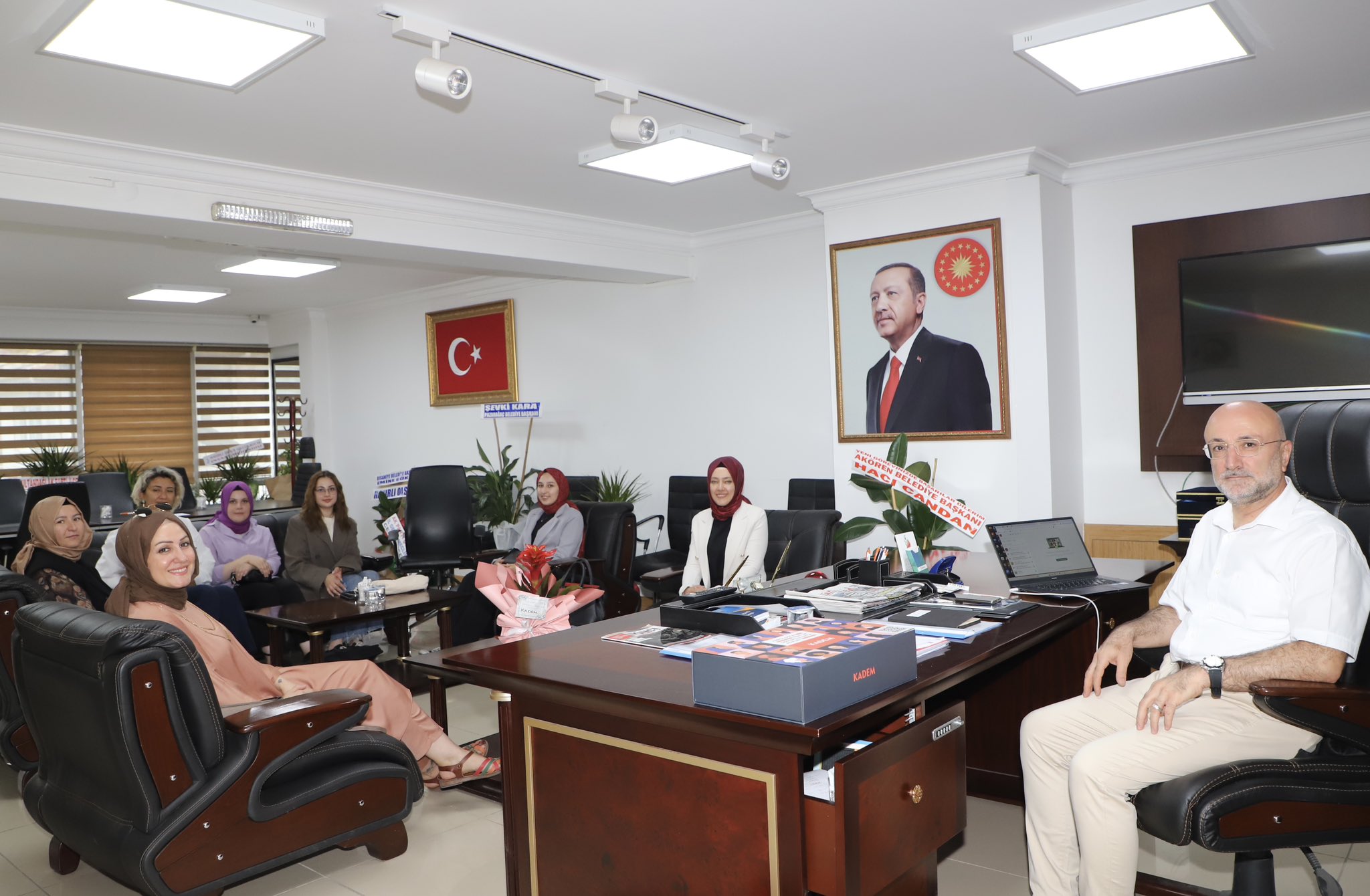 Başkan Akçay'dan Başkan Şahin'e Ziyaret