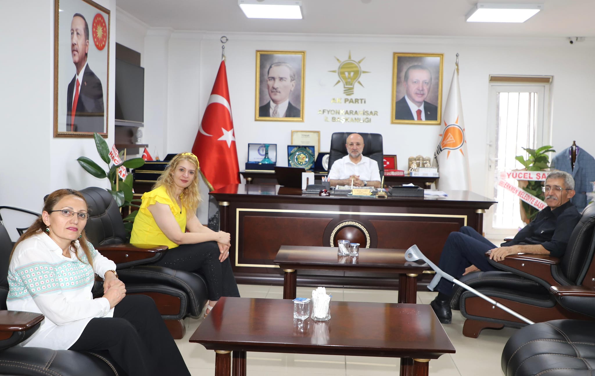Başkan Özkara'dan Başkan Şahin'e Ziyaret