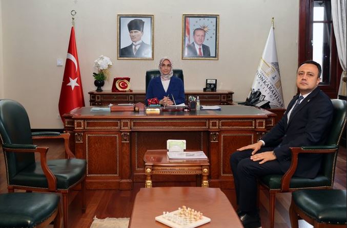 VALİ YİĞİTBAŞI KONYA KARAYOLLARI 3. BÖLGE MÜDÜRÜ KÖROĞLU’NU KABUL ETTİ