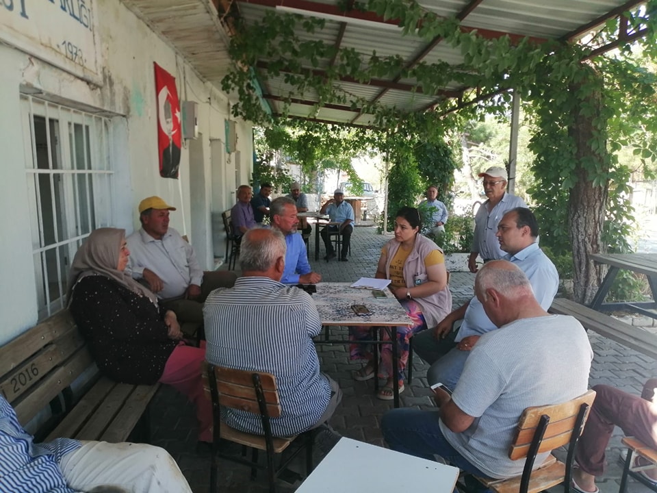 Dazkırı’da Müdür Özcan Köylülerle Bir Araya Geldi