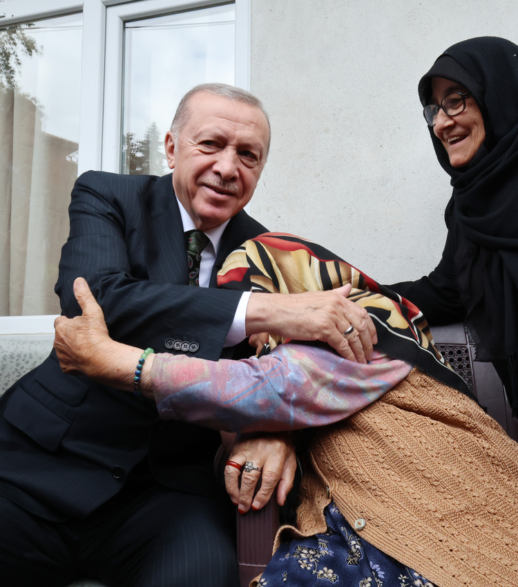 CUMHURBAŞKANI ERDOĞAN'DAN VEFA ZİYARETİ