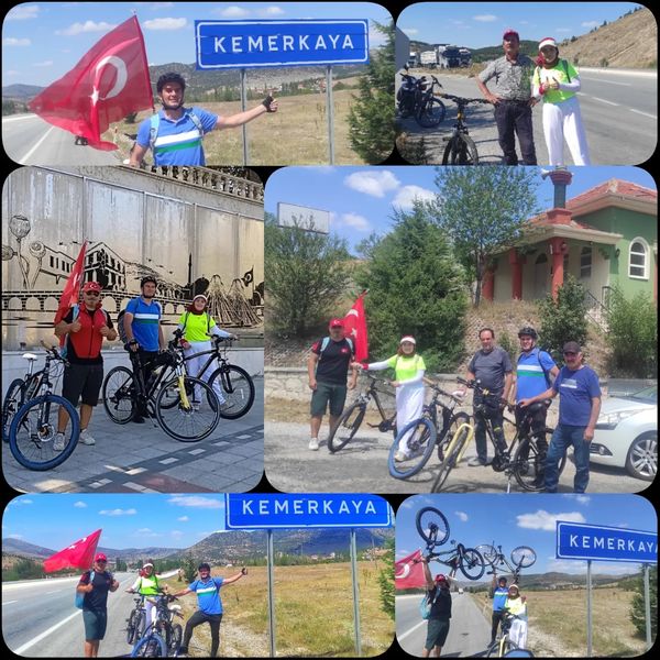 BOLVADİN DAĞCILIK KULÜBÜ'NDEN COŞKULU BİSİKLET TURU ETKİNLİĞİ