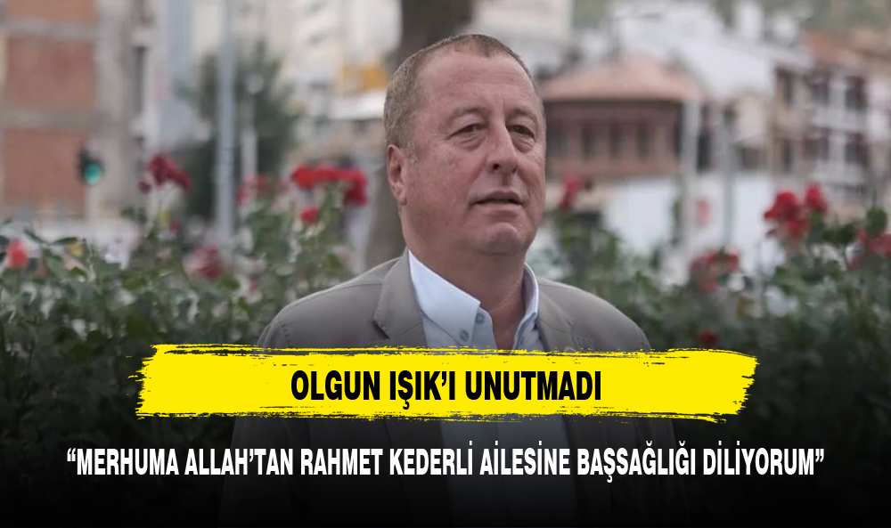 OLGUN ÜNLÜ SANATÇIYI UNUTMADI