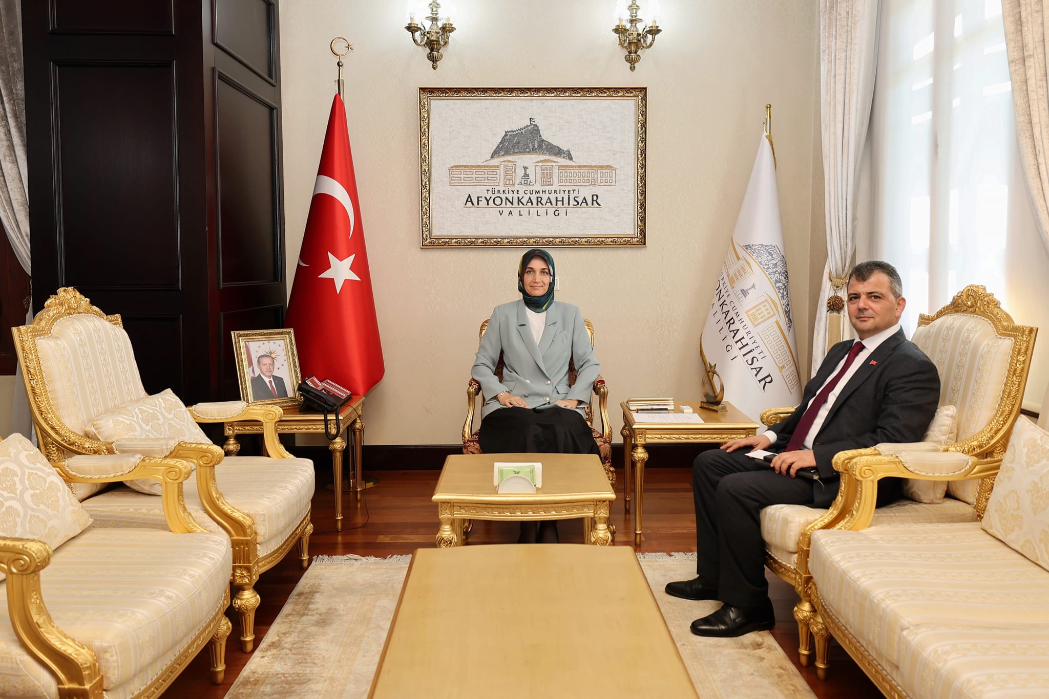 Başkan Koyuncu'yu Makamda Kabul Etti