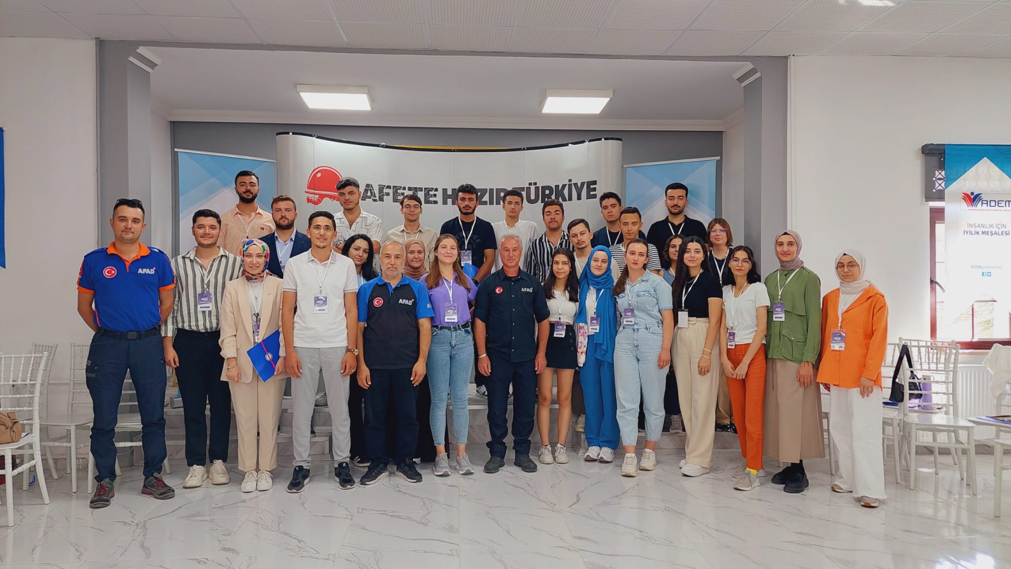 “Genç Memur- Afete Hazır Türkiye” Afet Farkındalık Eğitimi Düzenlendi