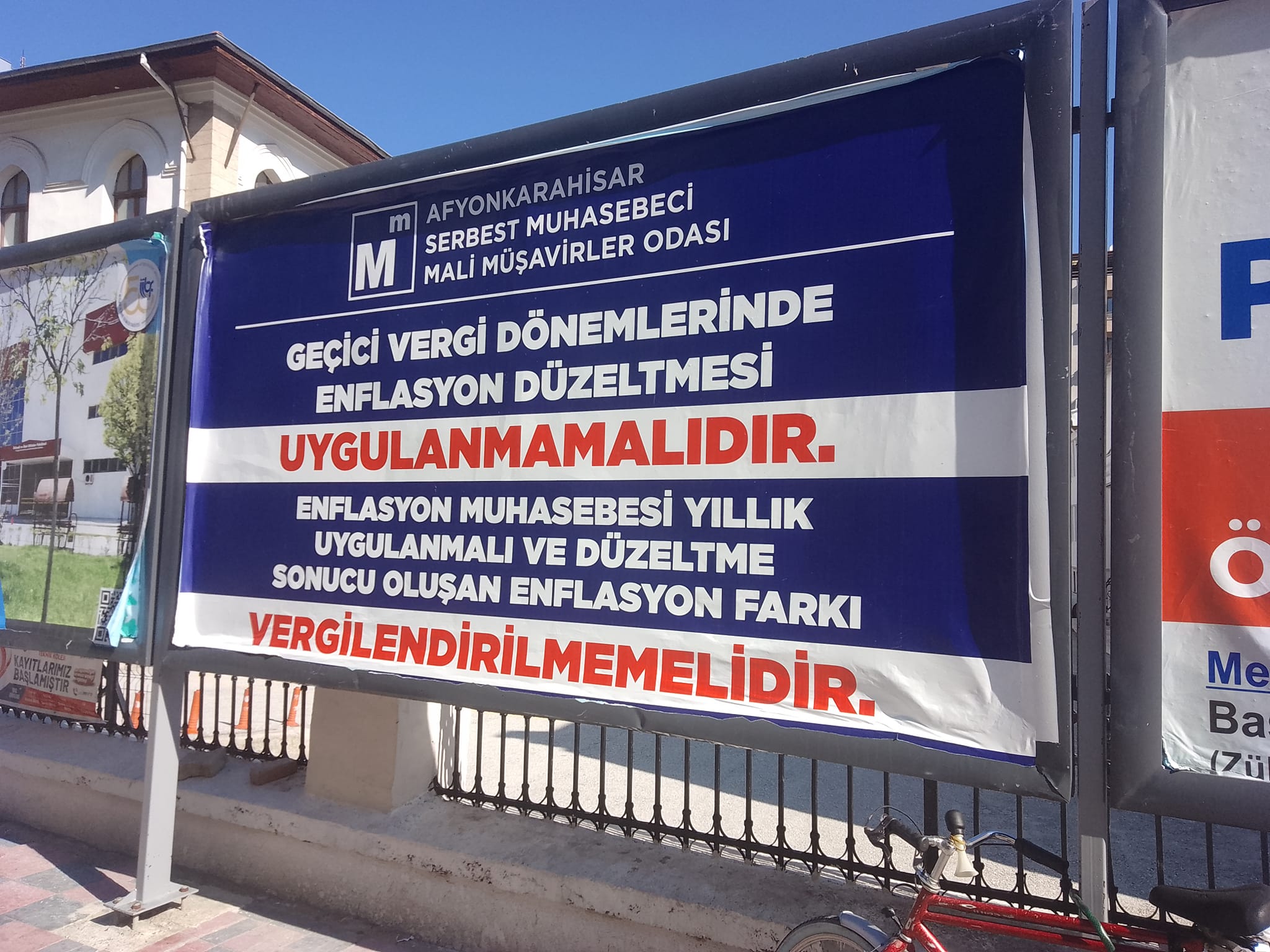 Şehrin Dört Bir Yanına Afişler Asıldı SMMM Odası Uygulamaya Tepki Gösterdi