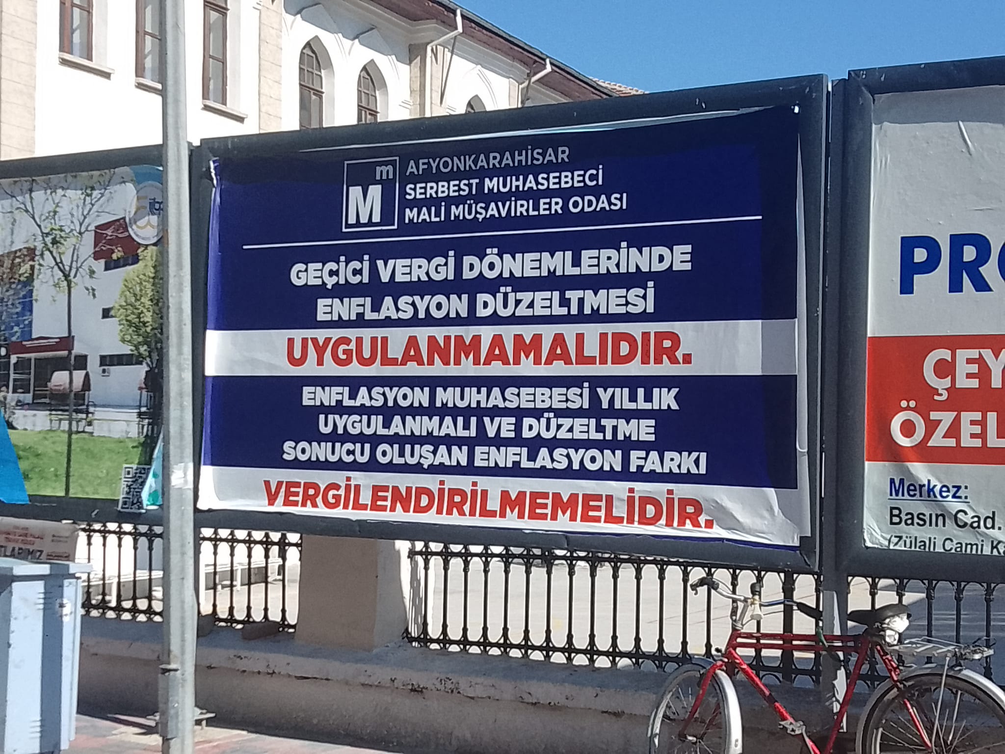 Şehrin Dört Bir Yanına Afişler Asıldı SMMM Odası Uygulamaya Tepki Gösterdi