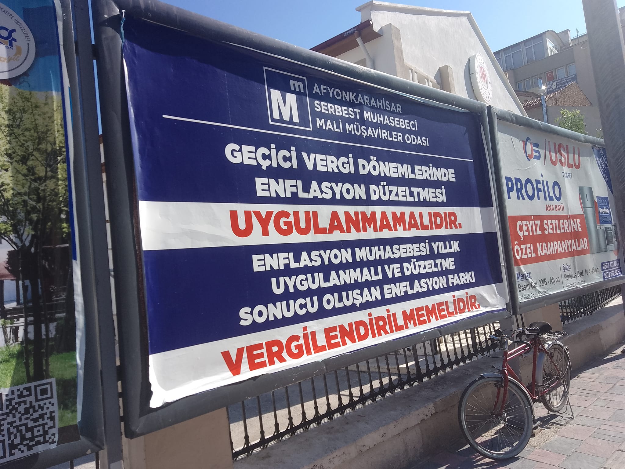 Şehrin Dört Bir Yanına Afişler Asıldı SMMM Odası Uygulamaya Tepki Gösterdi