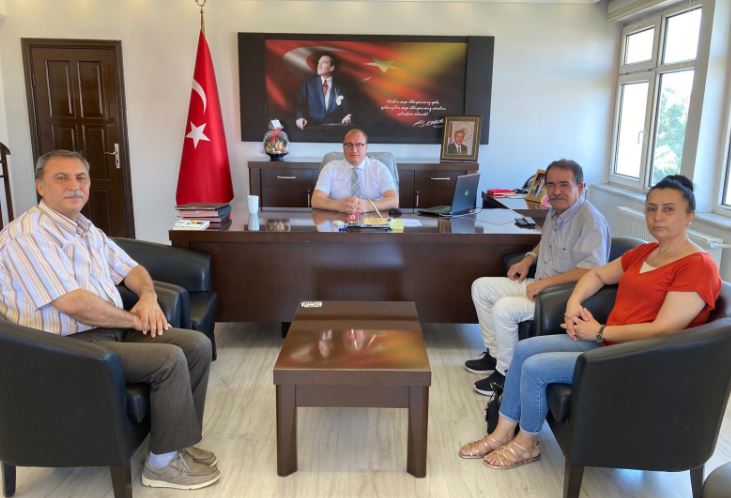 BOLVADİN KAYMAKAMI ALİ ARIKAN'A HAYIRLI OLSUN ZİYARETİ
