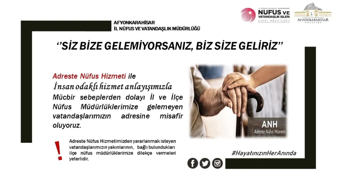AFYONKARAHİSAR İL NÜFUS MÜDÜRLÜĞÜ YENİLİKLER HAKKINDA BİLGİLENDİRDİ!
