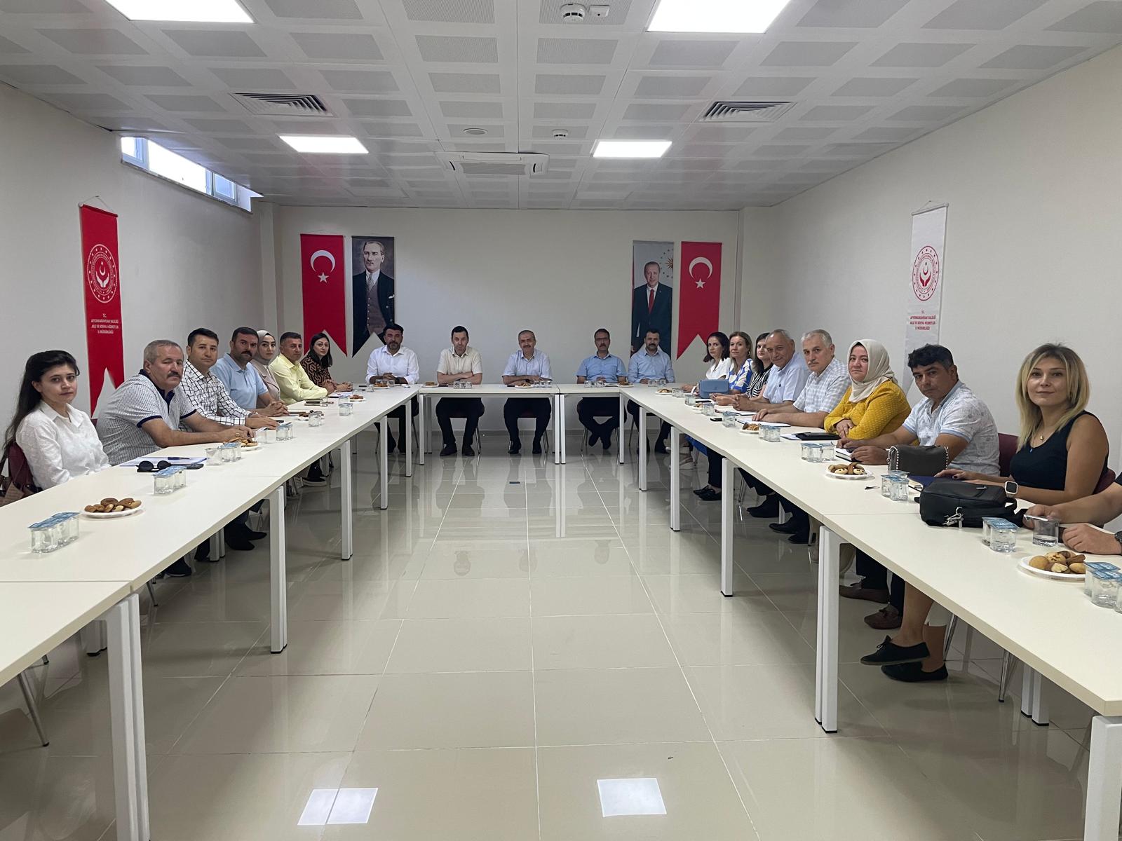 Müdür Erdoğan Başkanlığında Temmuz Ayı Toplantısı Gerçekleştirdi