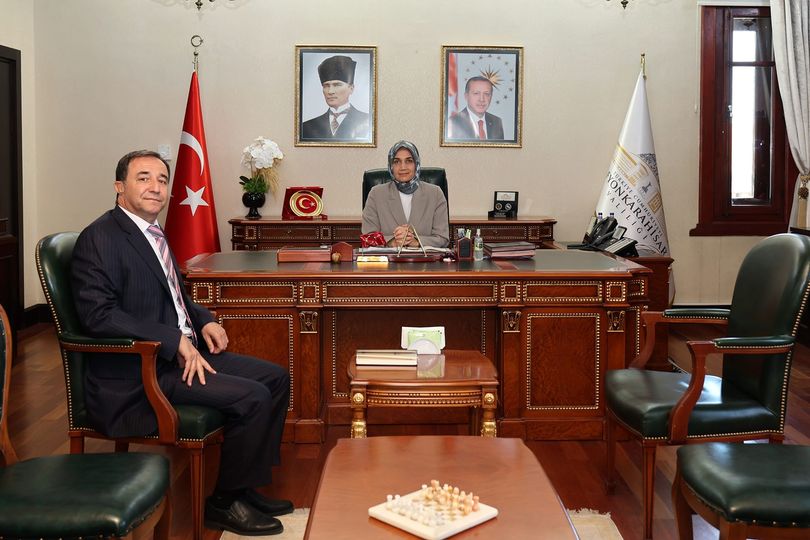 Vali  Yiğitbaşı, Vali Yardımcısı  Uysal'ı Makamında Kabul Etti