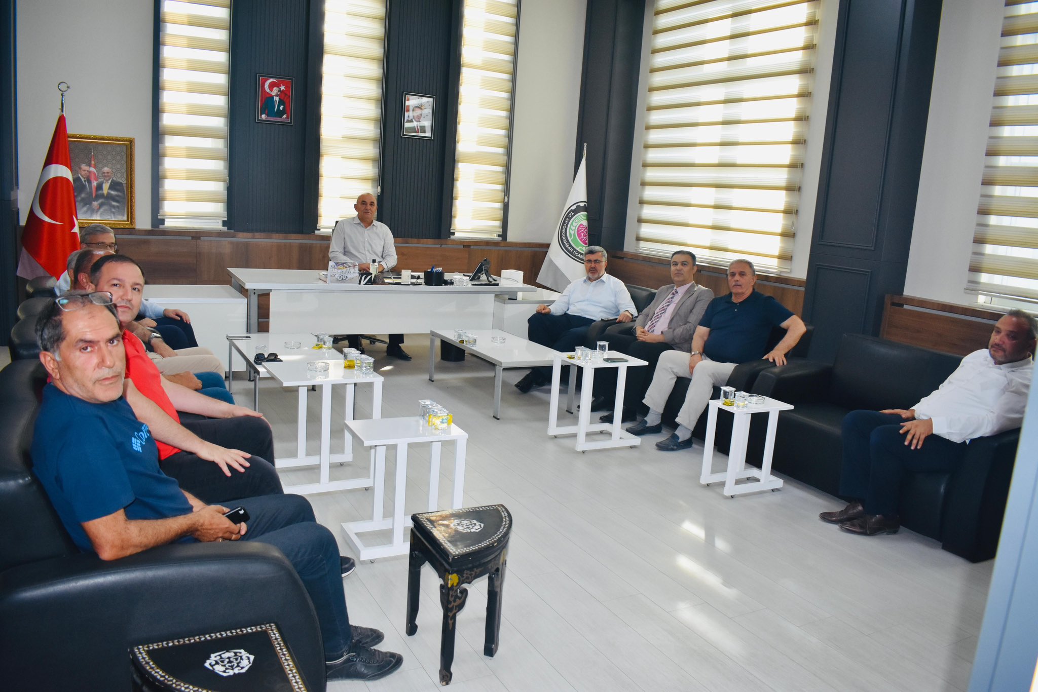 AK Partili Özkaya'dan Başkan Mühsürler'e Ziyaret