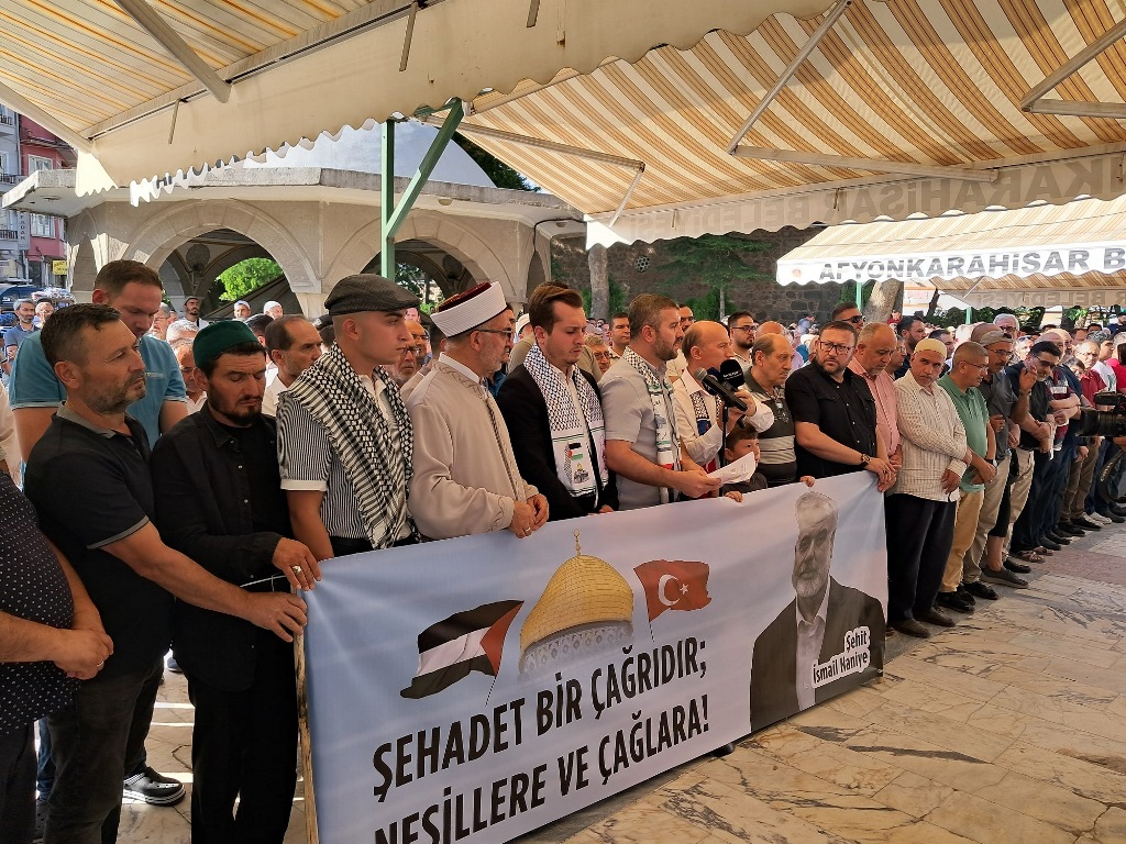 "FİLİSTİN MÜCADELESİ HİÇ BİR ZAMAN MAĞLUP OLMAYACAKTIR"
