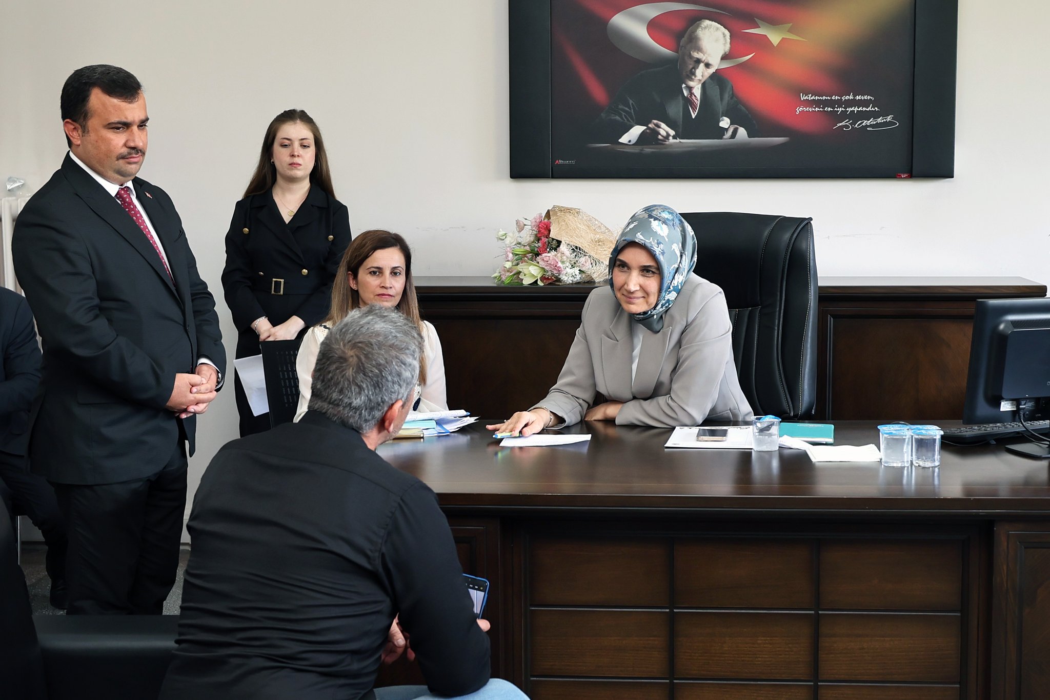 Müdür Tanyeri Halk Toplantısında Hazır Bulundu