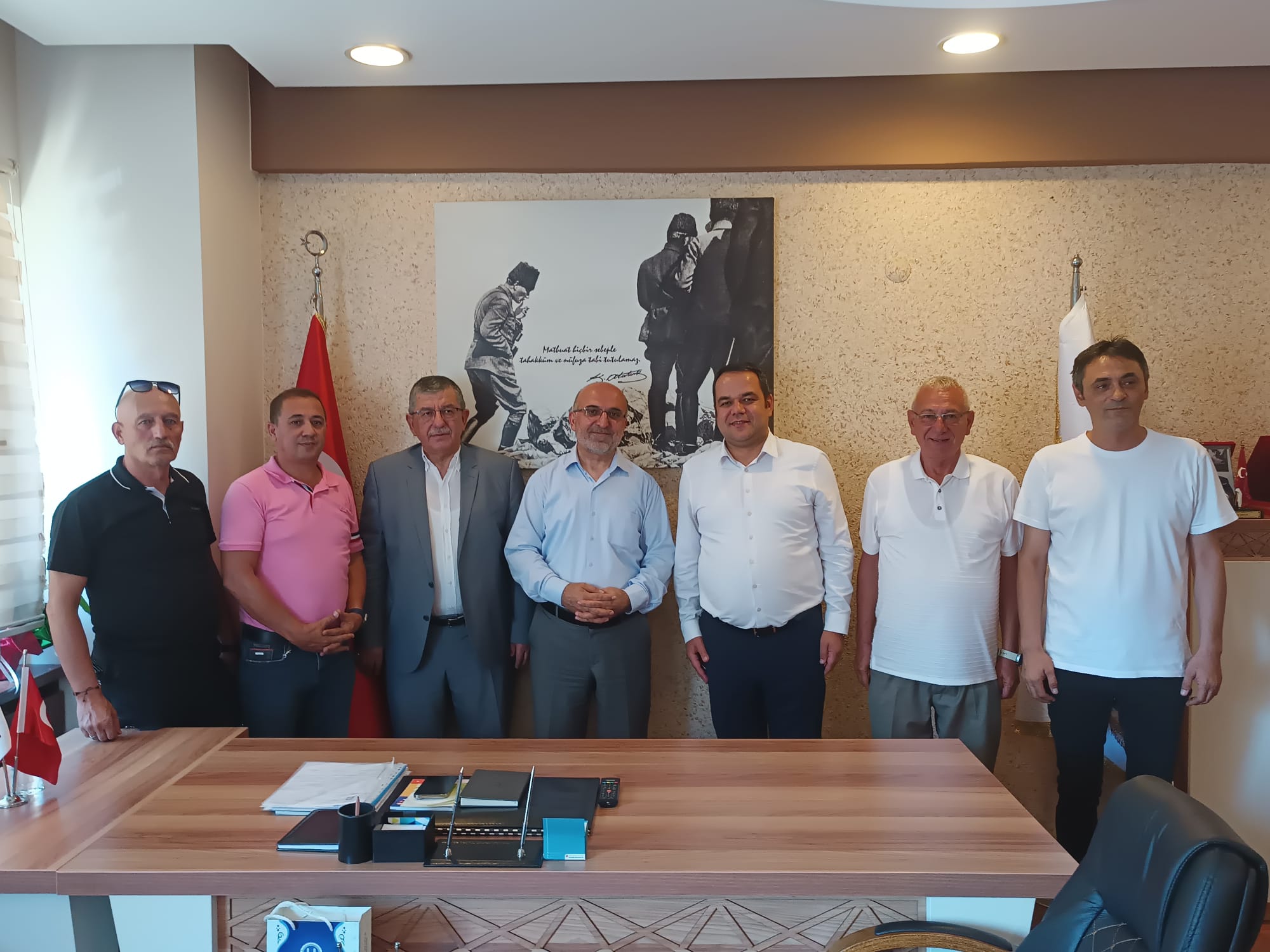 Müftü İmamoğlu, Gazeteciler Cemiyetini Ziyaret Etti