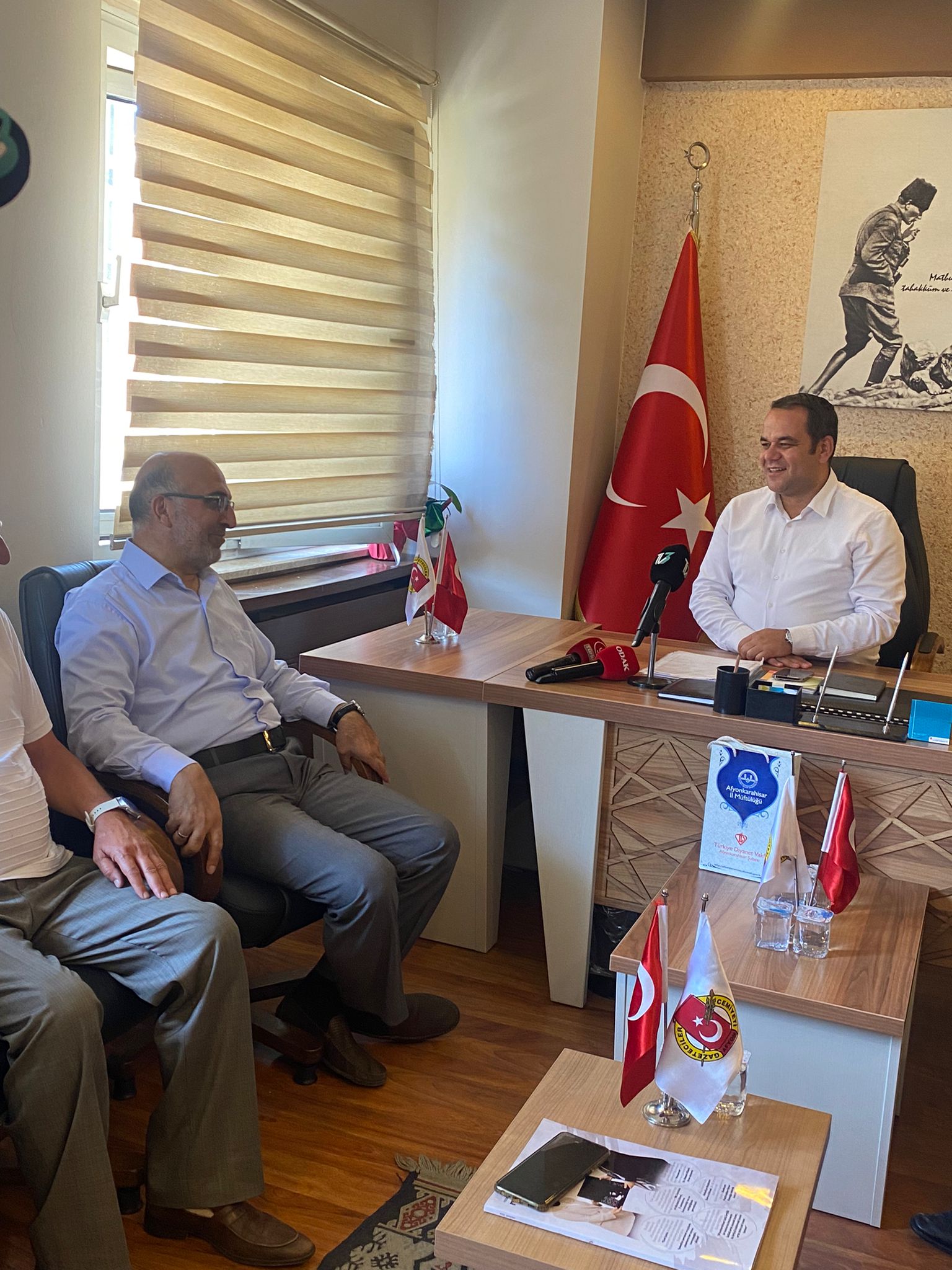 Müftü İmamoğlu, Gazeteciler Cemiyetini Ziyaret Etti