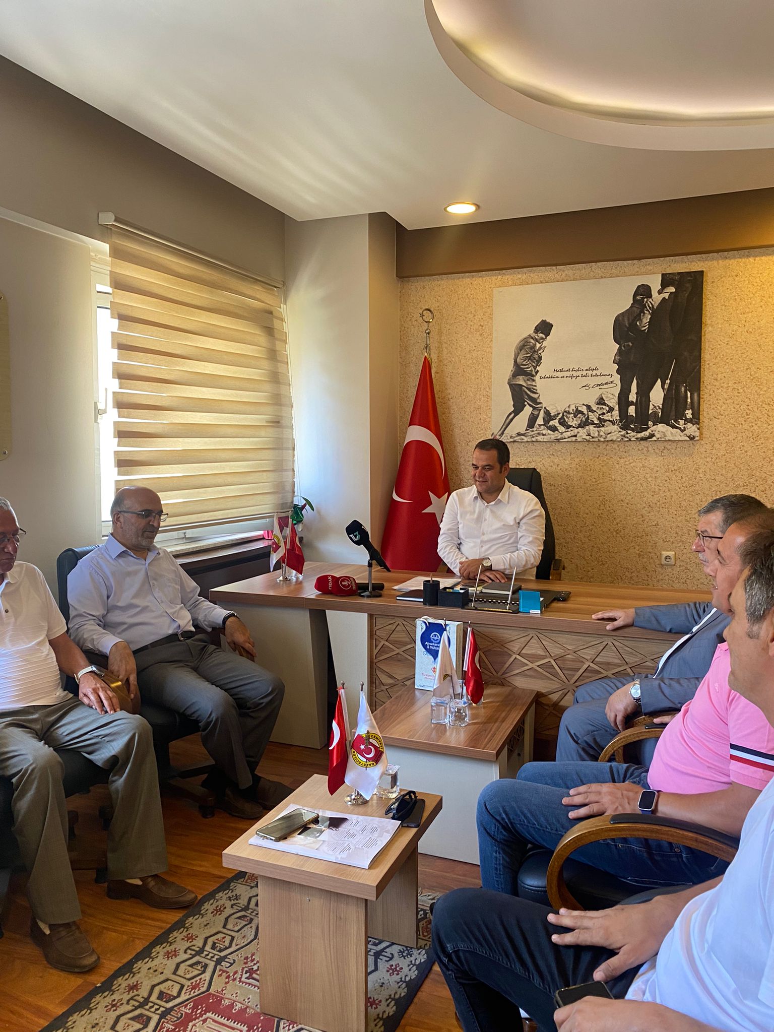 Müftü İmamoğlu, Gazeteciler Cemiyetini Ziyaret Etti