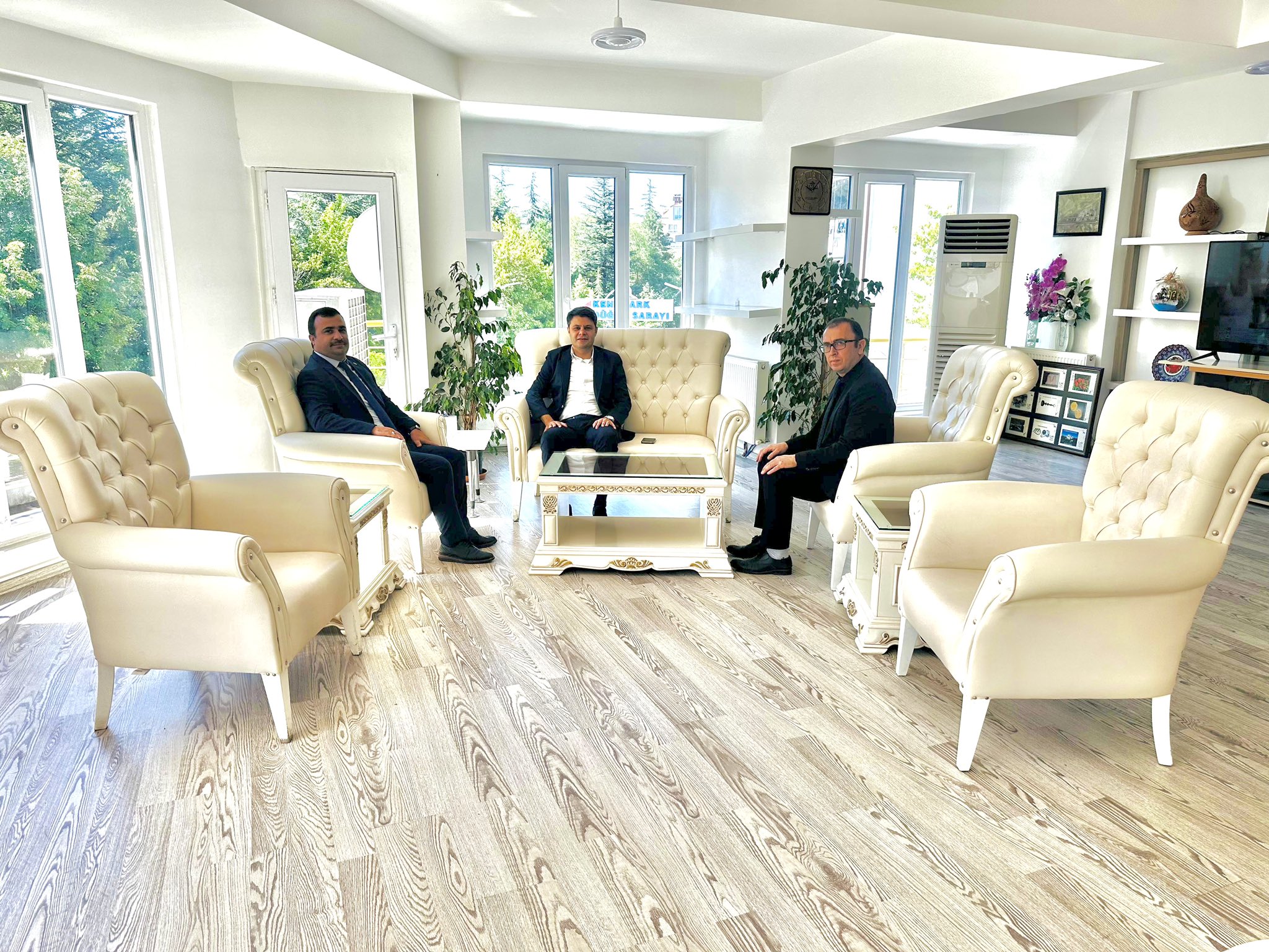 Kaymakam Çengel’in Misafiri Müdür Tanyeri Oldu