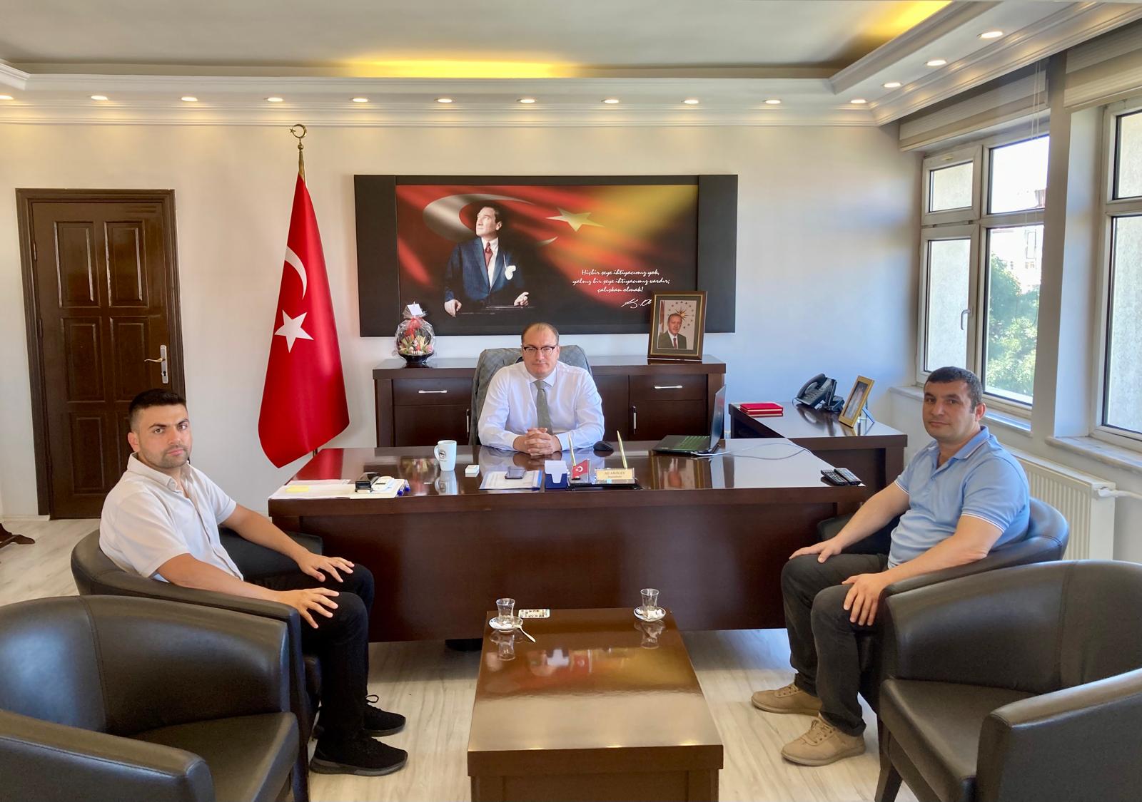 Kaymakam Ali Arıkan'dan Karayolları Yetkililerine Ziyaret