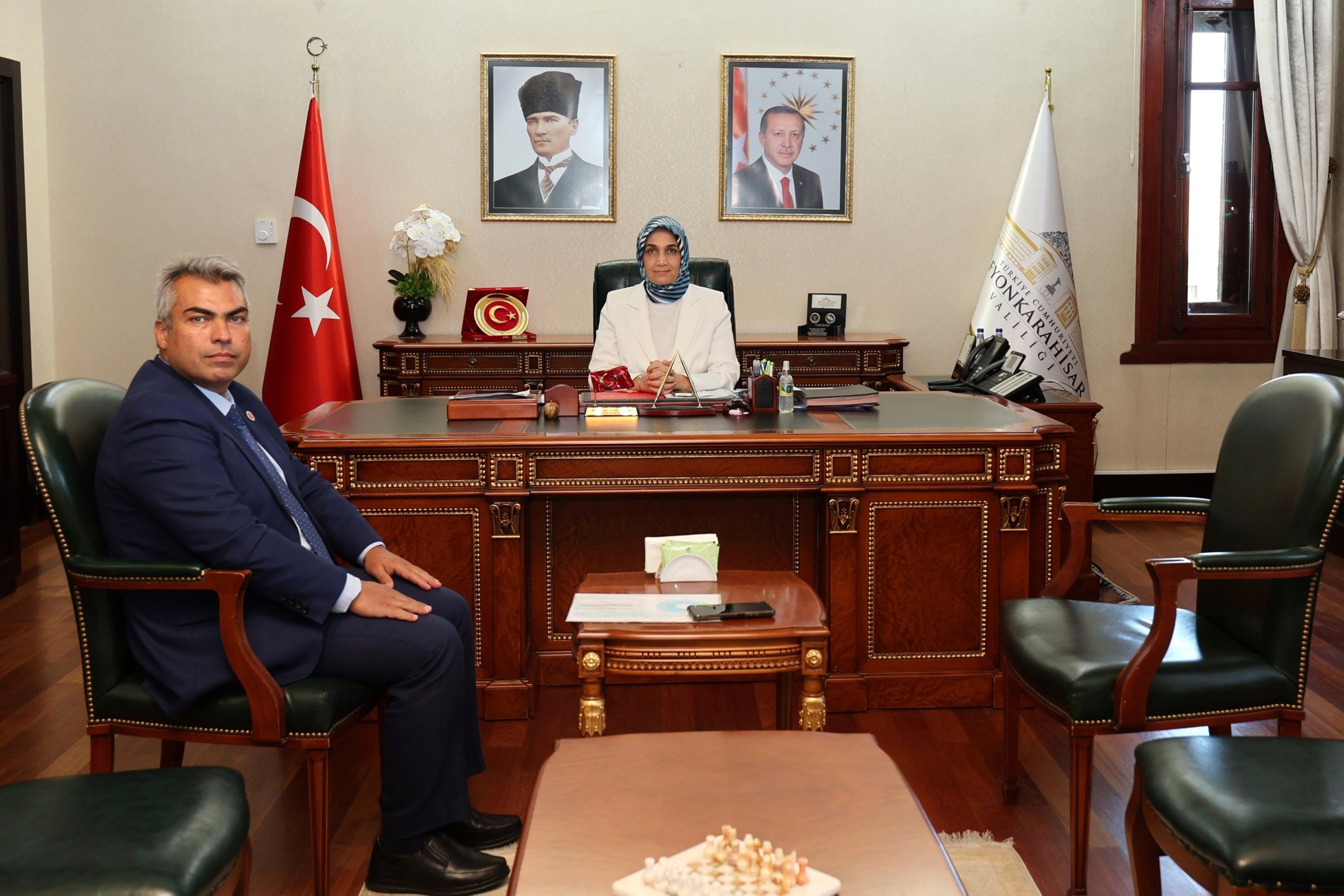 Vali Yiğitbaşı, İletişim Başkanlığı Bölge Müdürü Ülgen'i Makamında Ağırladı