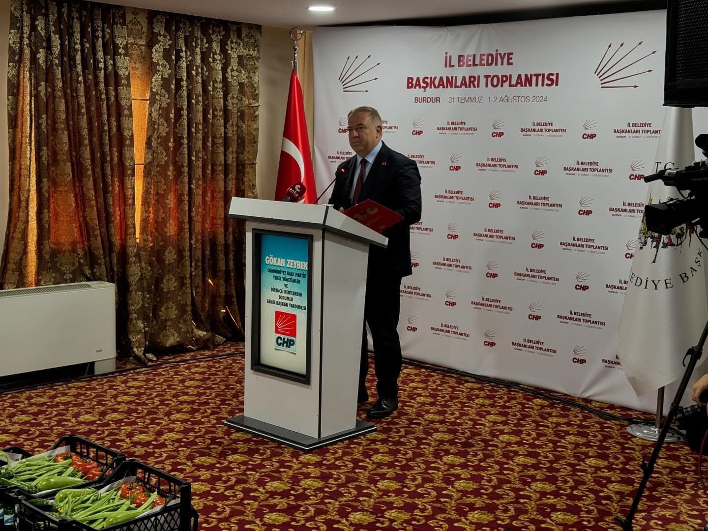 BAŞKAN KÖKSAL BELEDİYE BAŞKANLARI TOPLANTISINA KATILDI