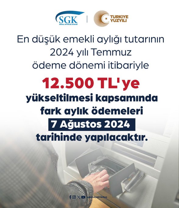 EMEKLİLER DİKKAT RESMİ GAZETE YAYINDA 