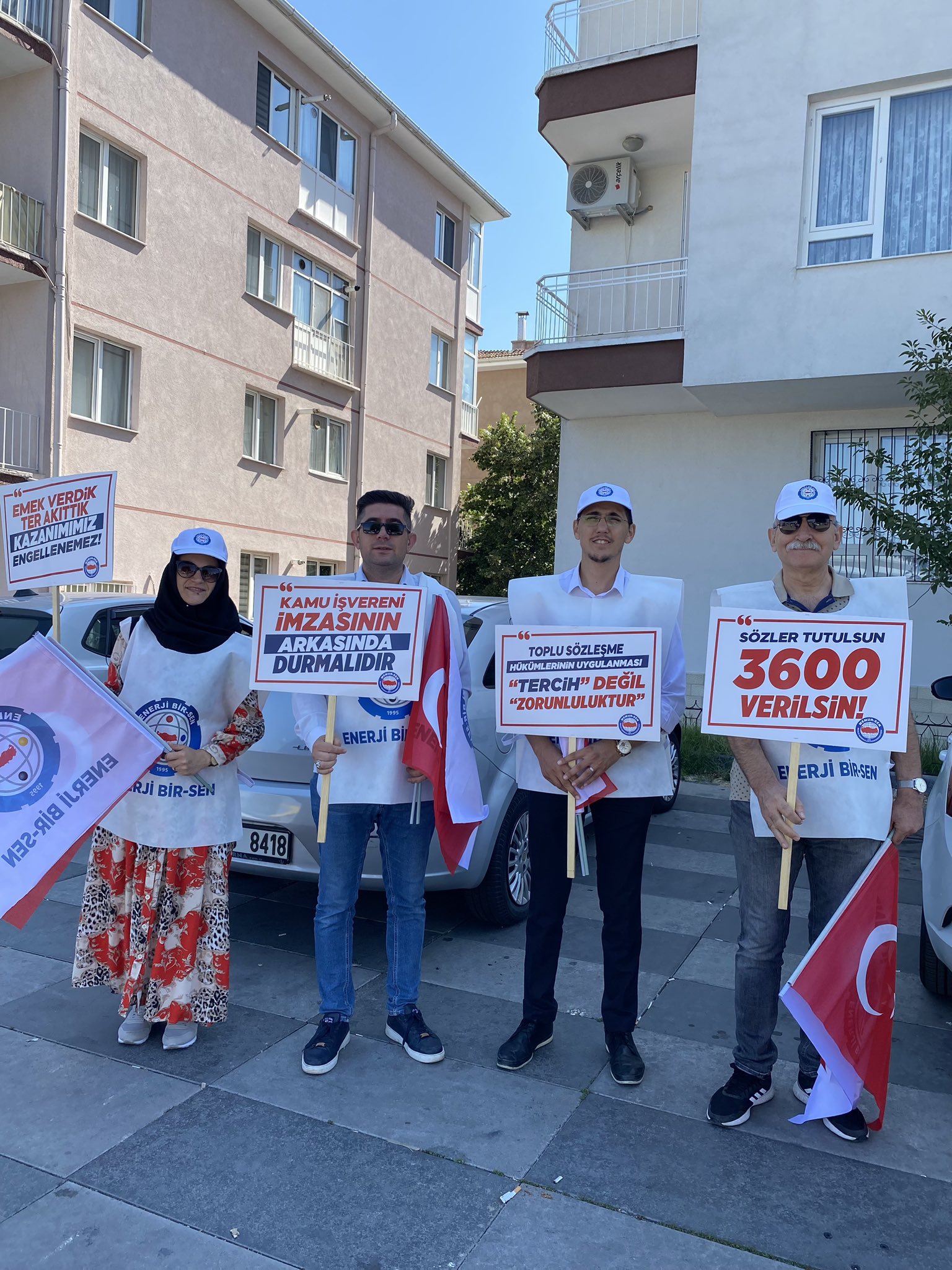 Enerji Bir-Sen Ankara’da Mücadeleye Devam Ediyor