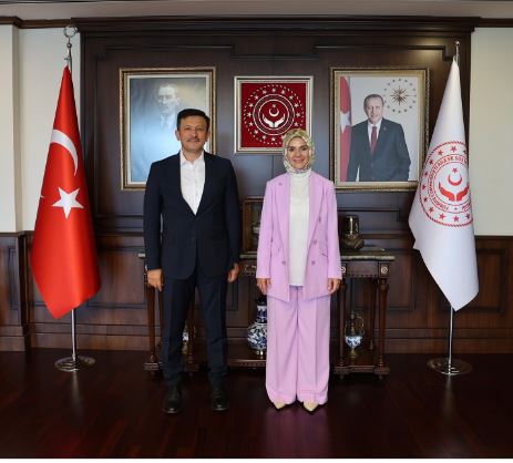 AİLE VE SOSYAL HİZMETLER BAKANI MAHİNUR GÖKTAŞ, HAMZA DAĞ İLE GÖRÜŞTÜ
