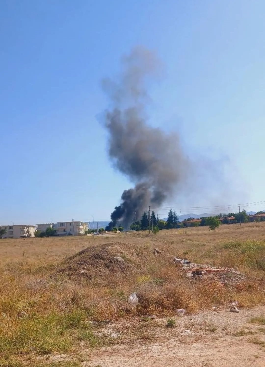 Afyon'da Yükselen Dumanlar Şehri Endişelendirdi